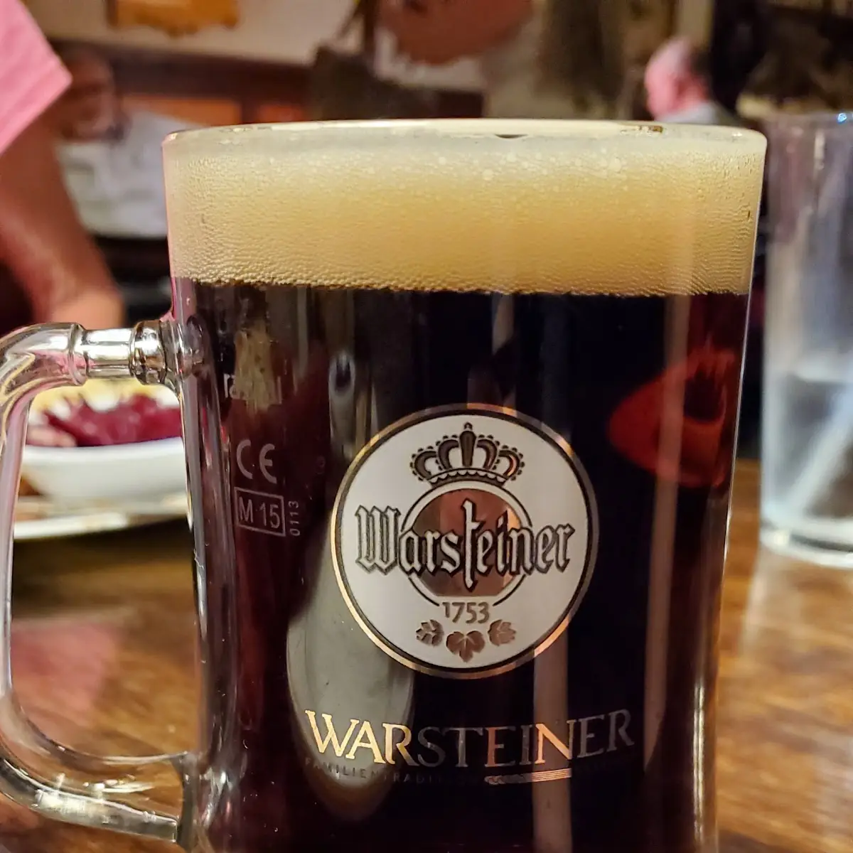 Dark German Beer -Seriously That Is How the Server Offered It Was a Choice
