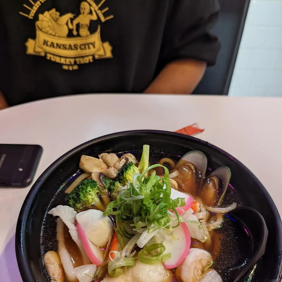 Seafood Udon Noodle Soup