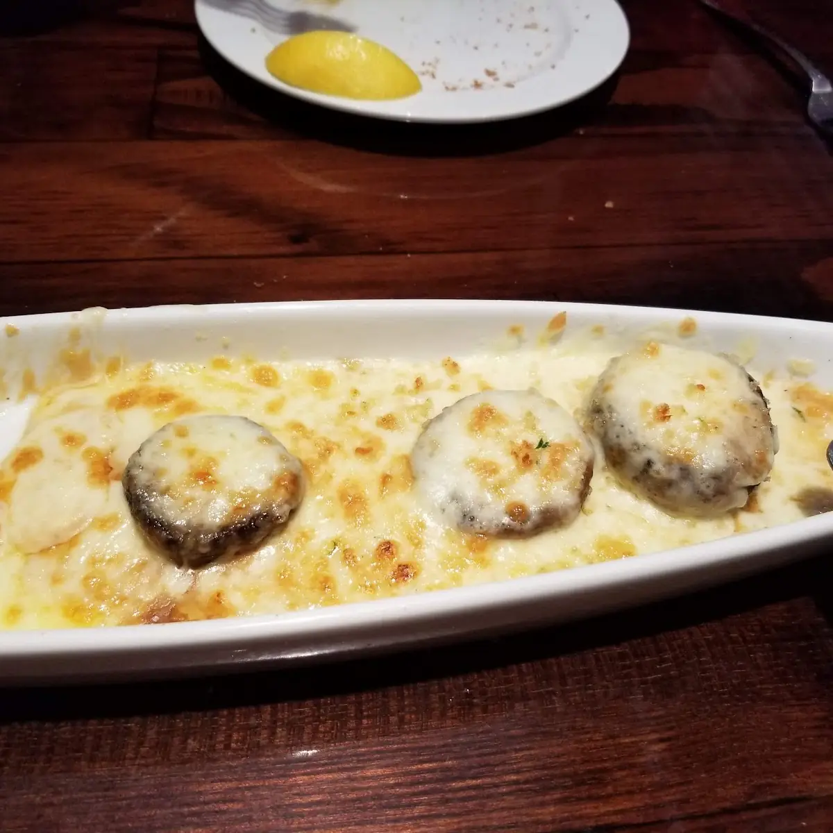 White Cheddar Stuffed Mushrooms