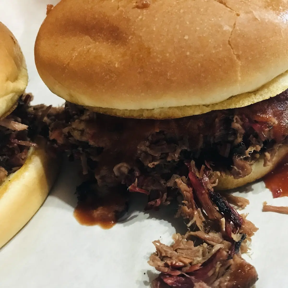 Chopped Brisket Sandwich