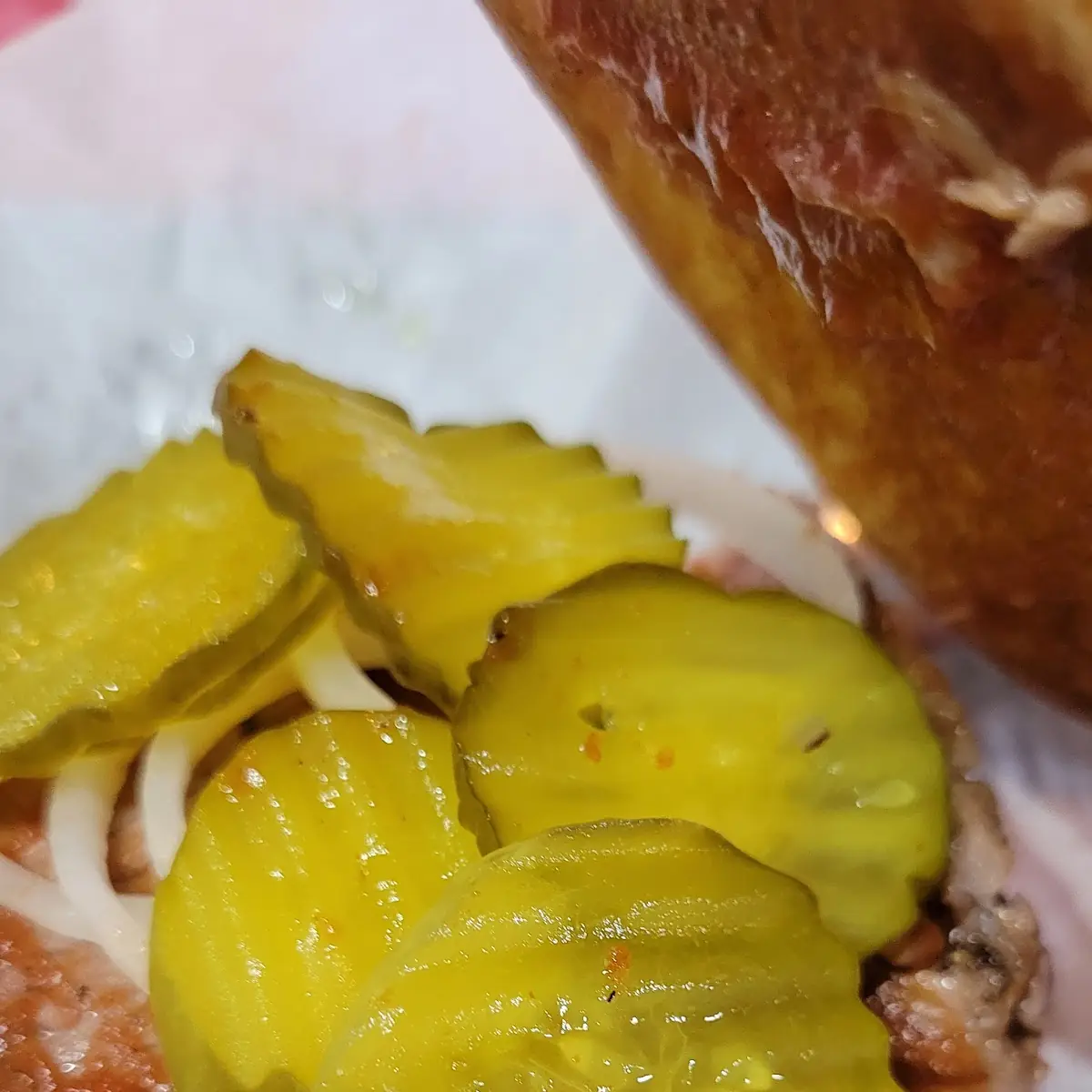 Sliced Beef Brisket Sandwich