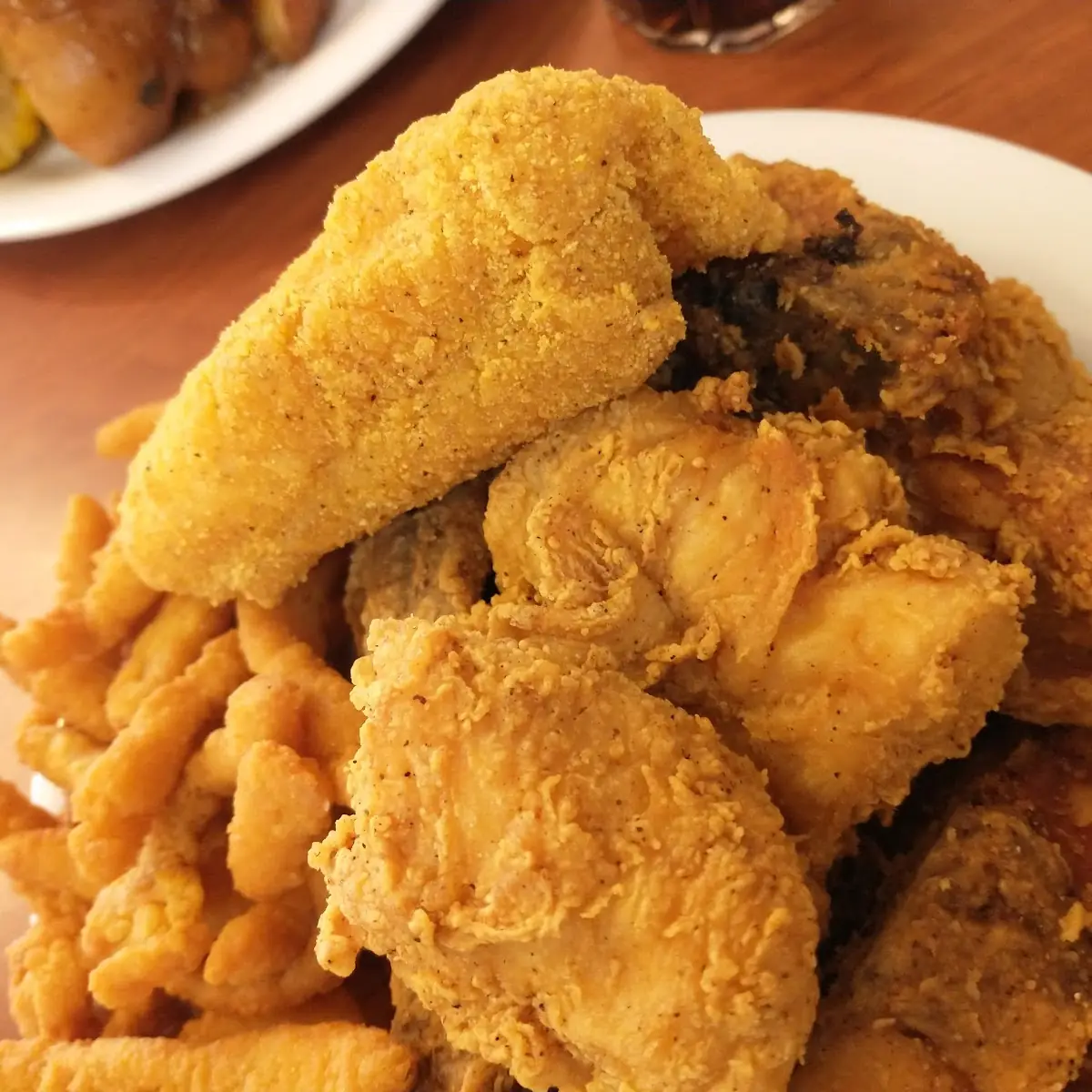 Fried Clam Strips and Chicken