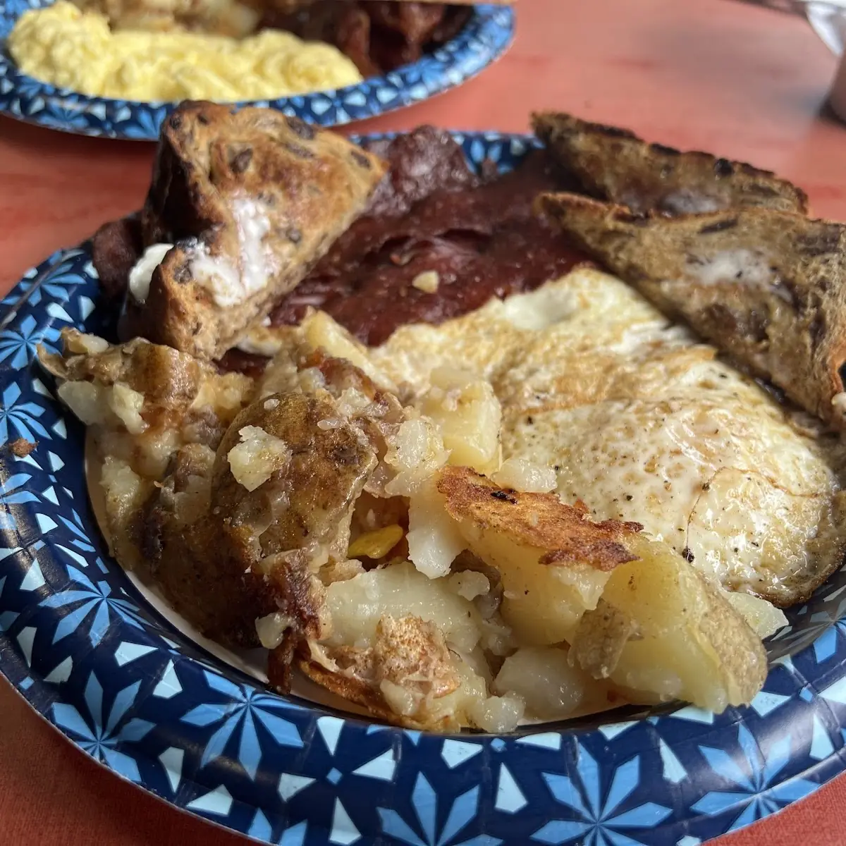 American Breakfast with Turkey Bacon