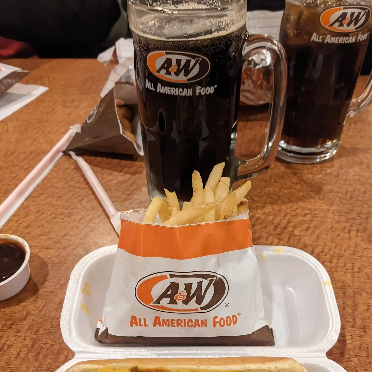 Coney Dog Fries & Root Beer