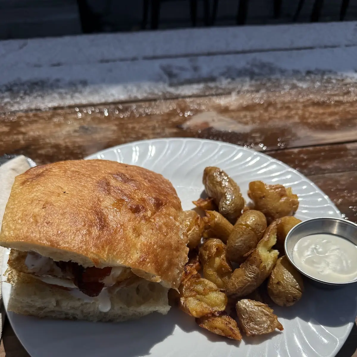 Breakfast Sandwich with Bacon