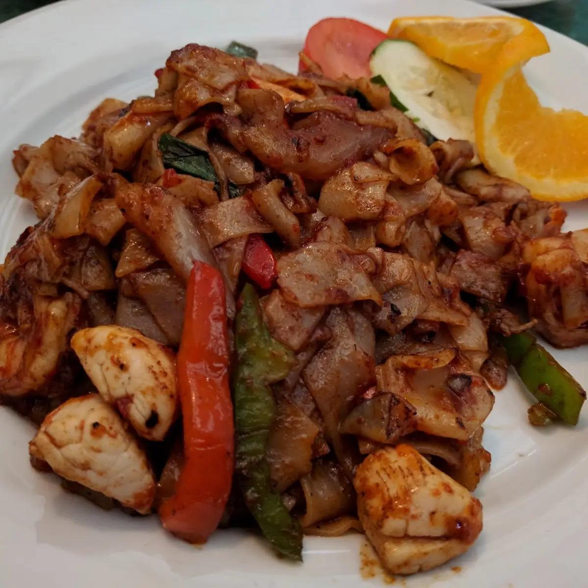 Drunken Noodle Pad Kee Mao Spicy