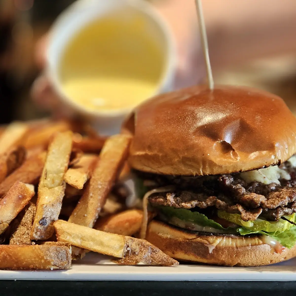 Smash Burger and Fries