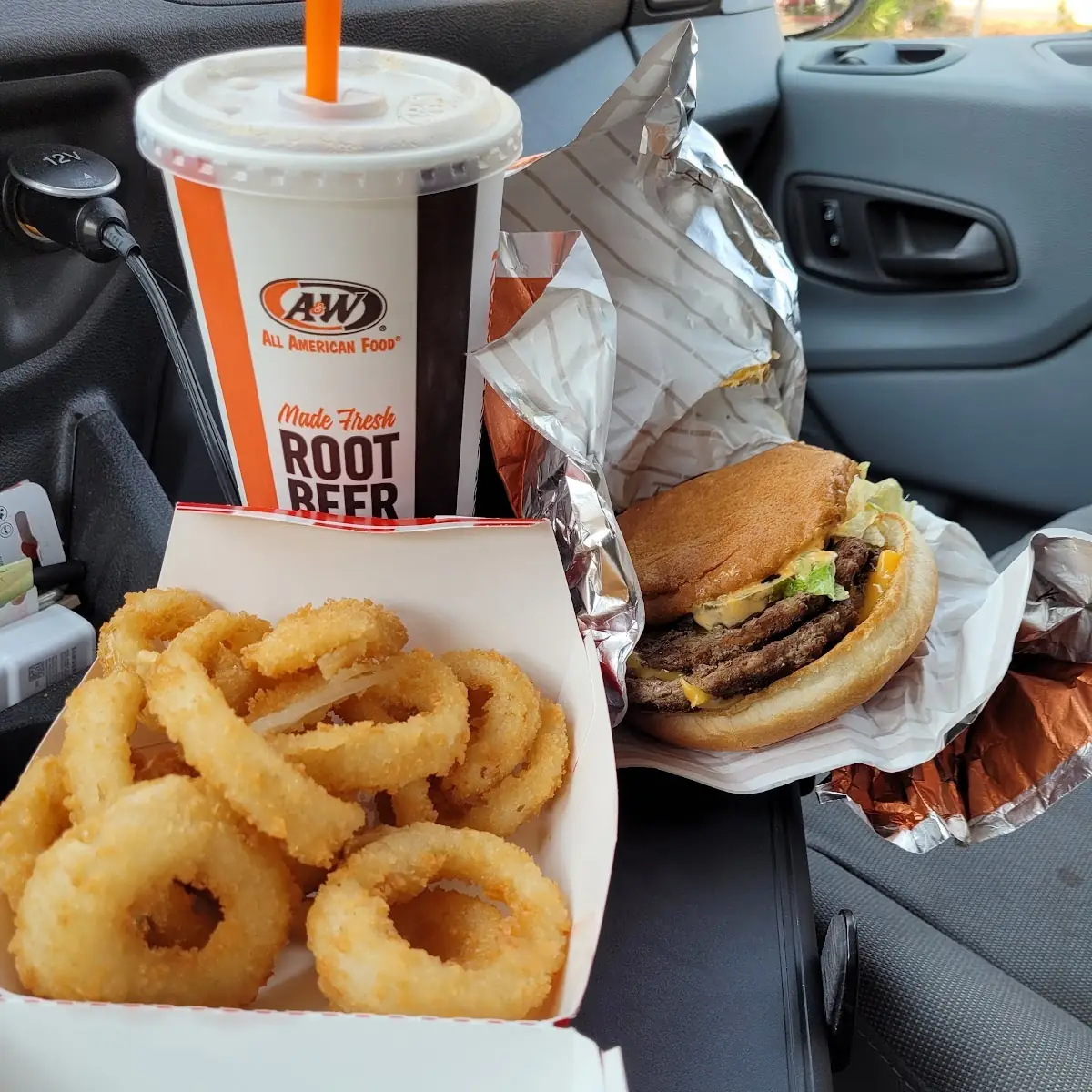 Spicy Double Cheeseburger Combo Onion Ring