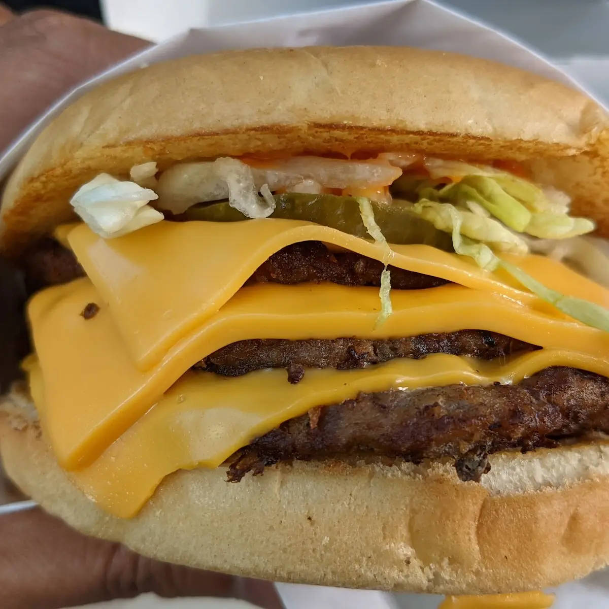 Jumbo Jack Cheeseburger
