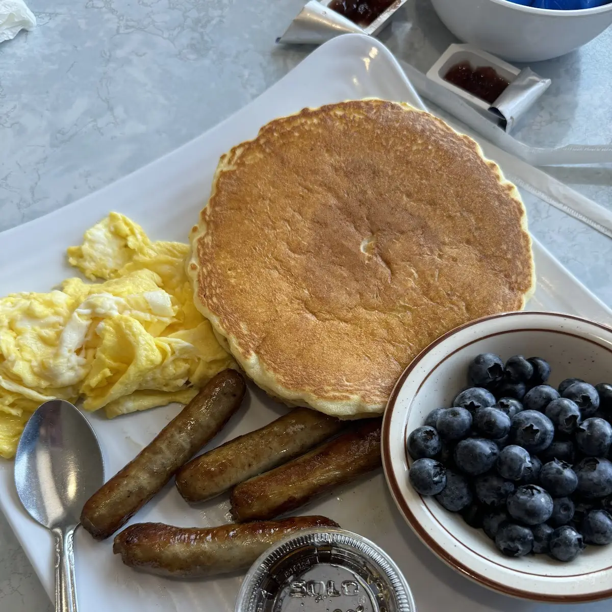 Pecans or Chocolate Chip Pancakes