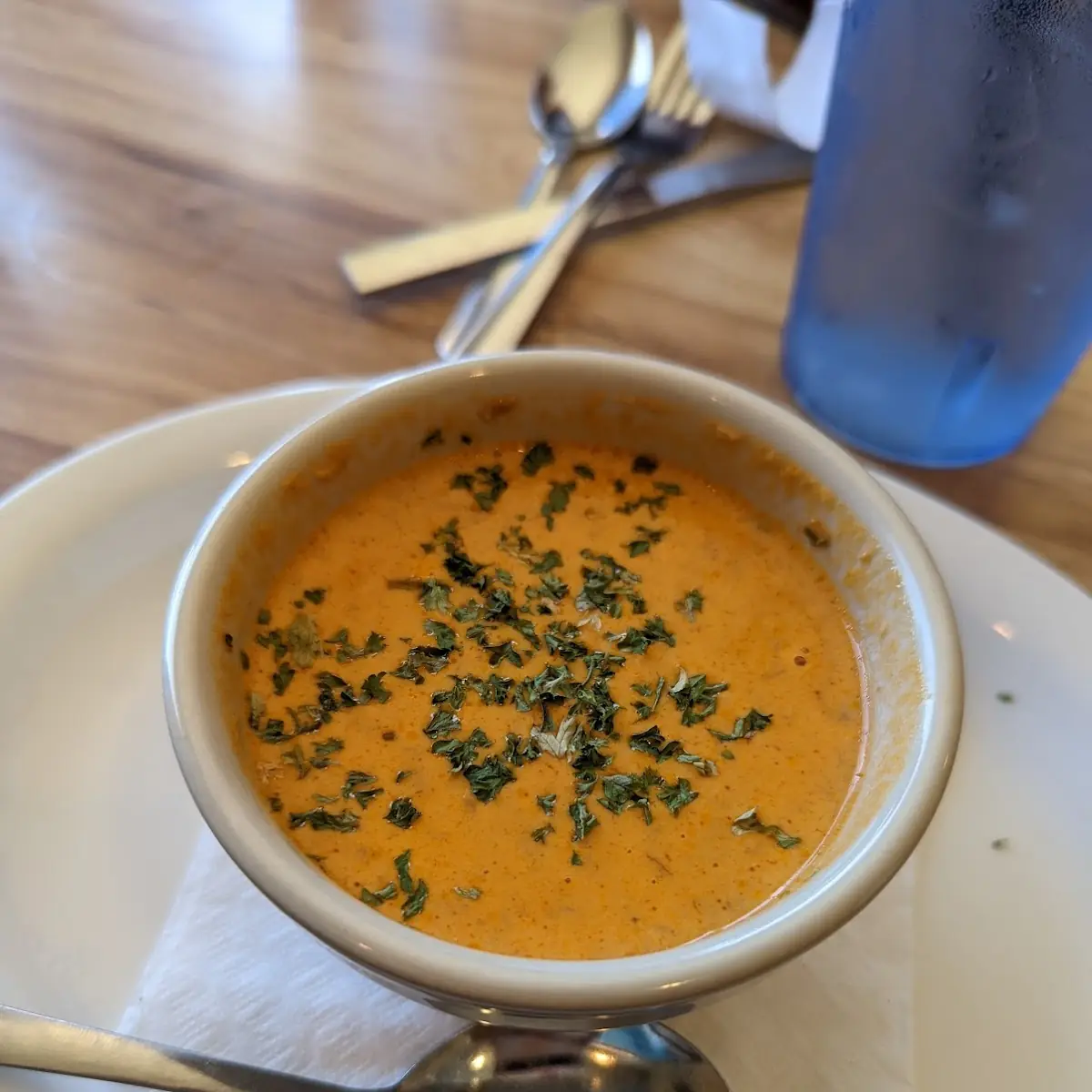Tomato Basil Crab Bisque