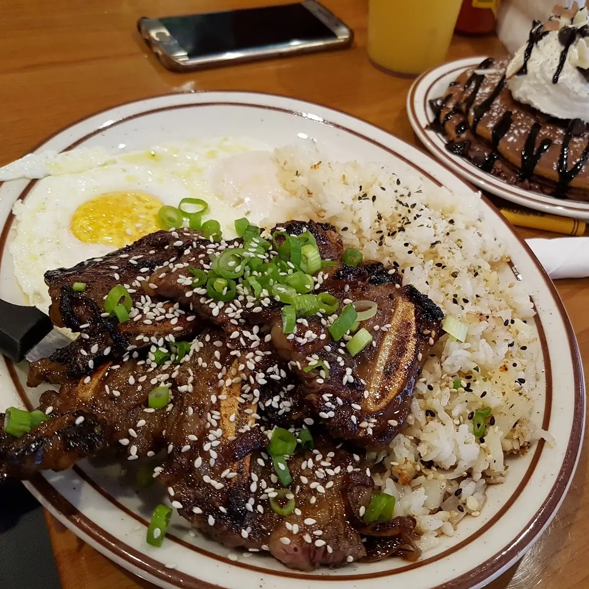Kalbi Beef Ribs & Eggs