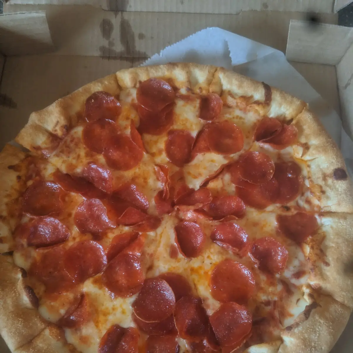 Pepperoni Pizza Stuffed Crust
