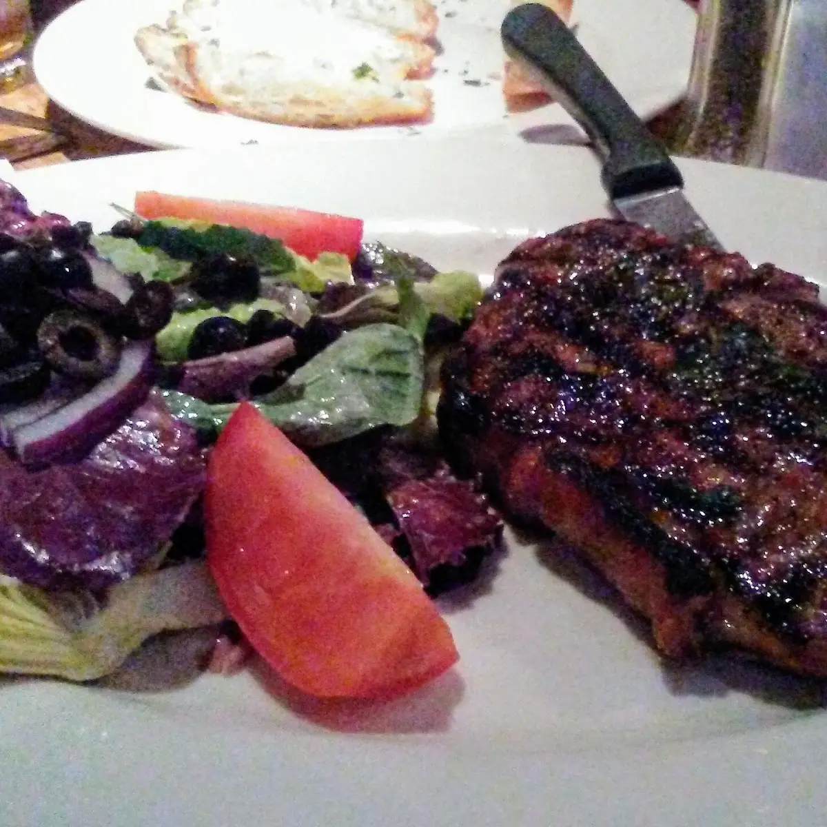 Steak and Garden Salad