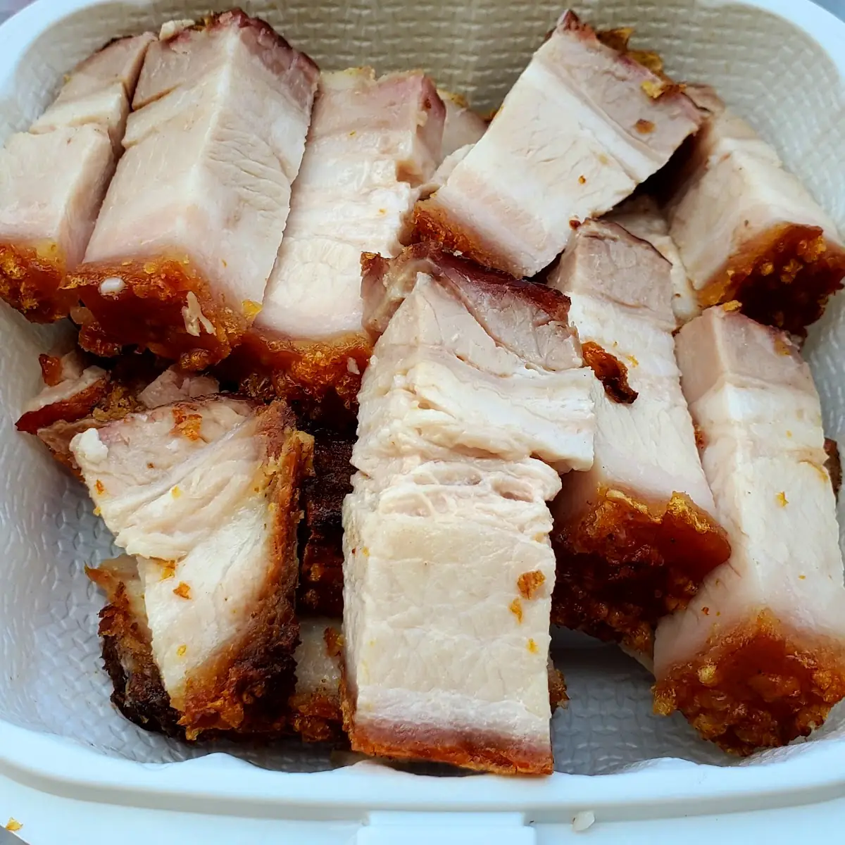 Crispy Pork Belly & Rice Com Heo Quay