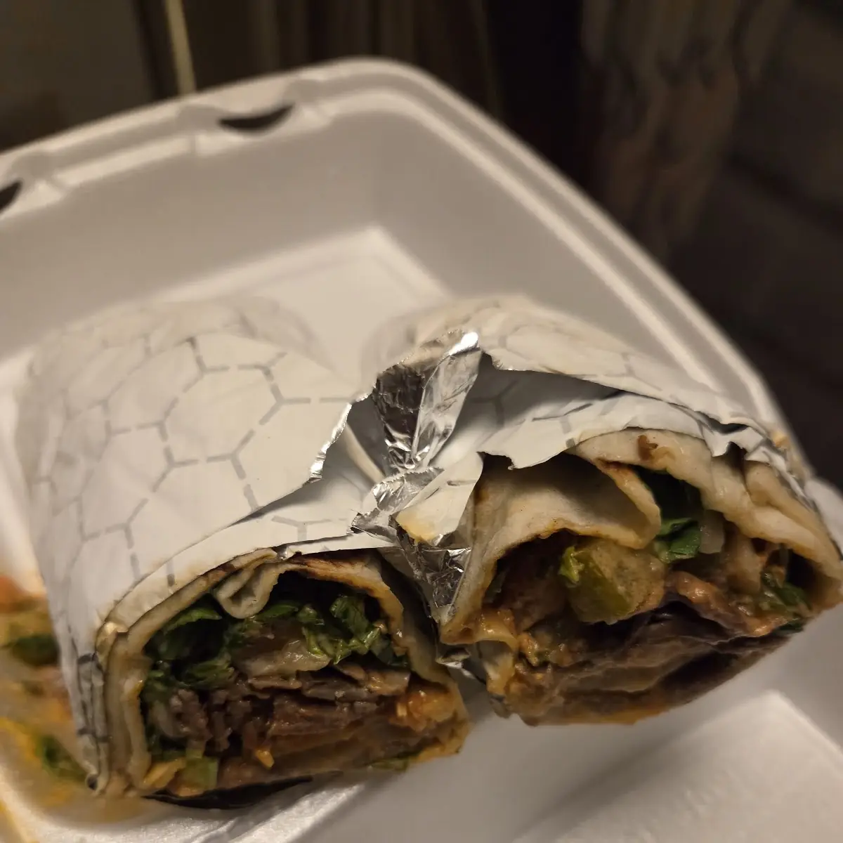 Beef N Lamb Gyro Doner Sandwich
