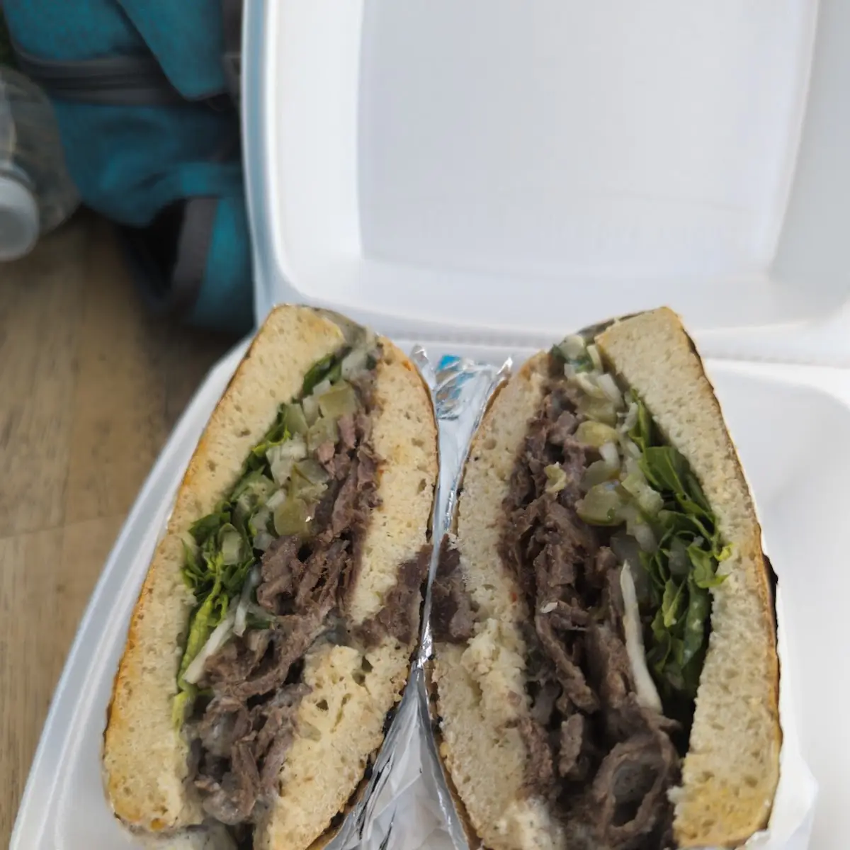 Döner on Turkish Pita Bread