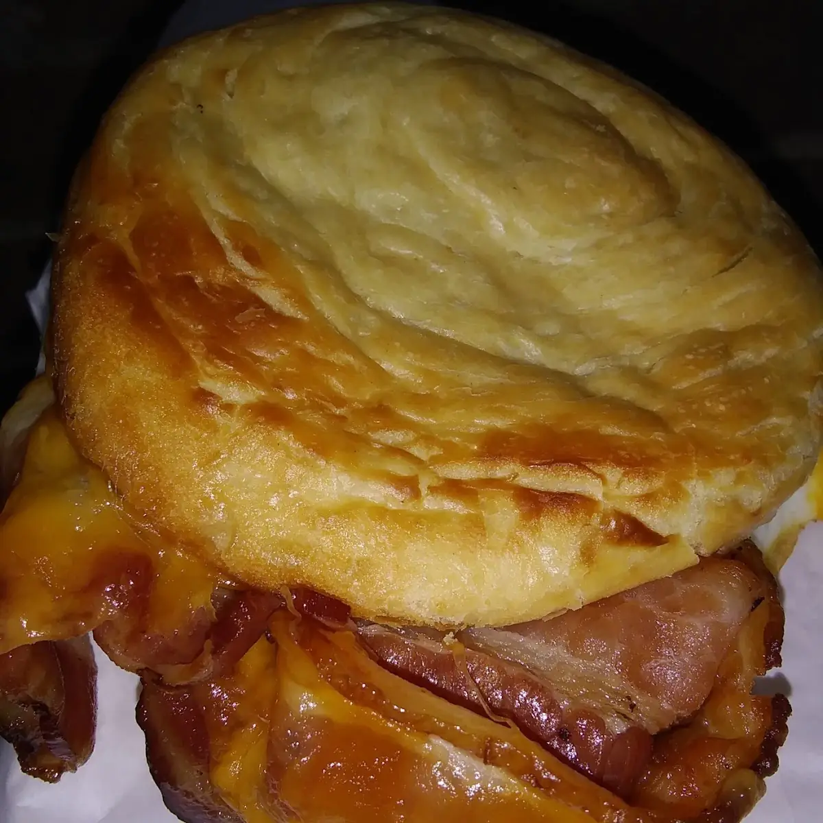 Double Bacon Egg and Cheese Sandwich