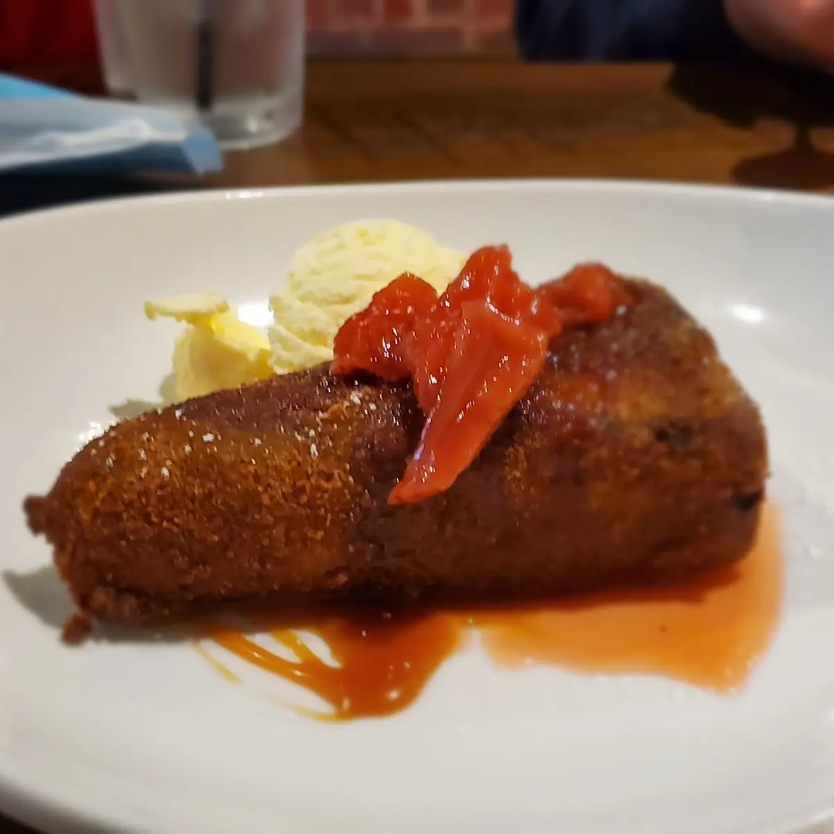 Fried Chocolate Cake