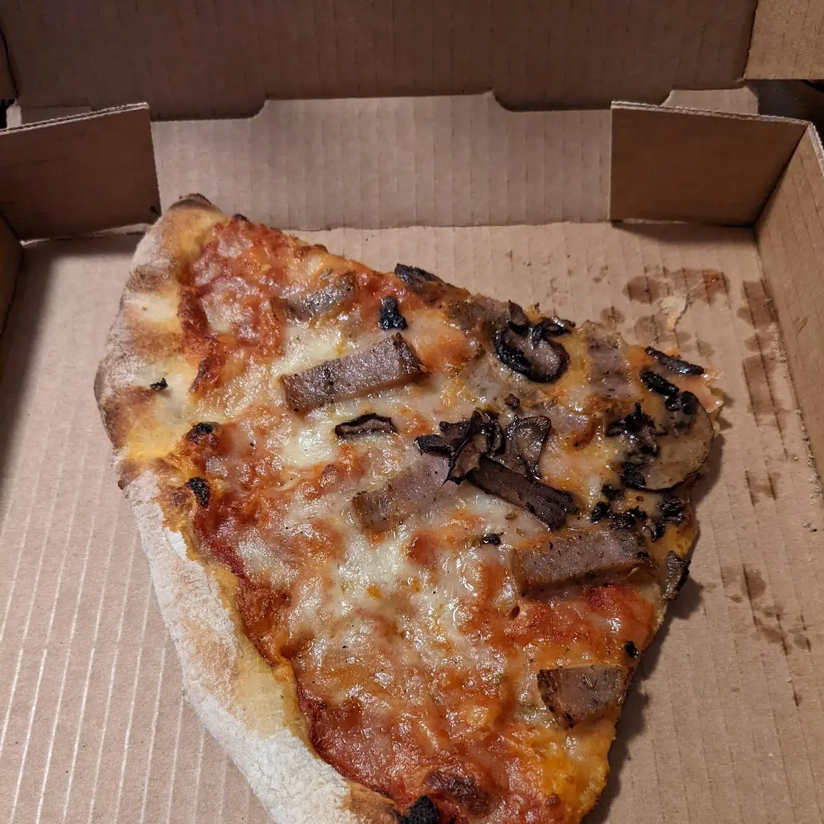 Sausage and Mushroom Pizza