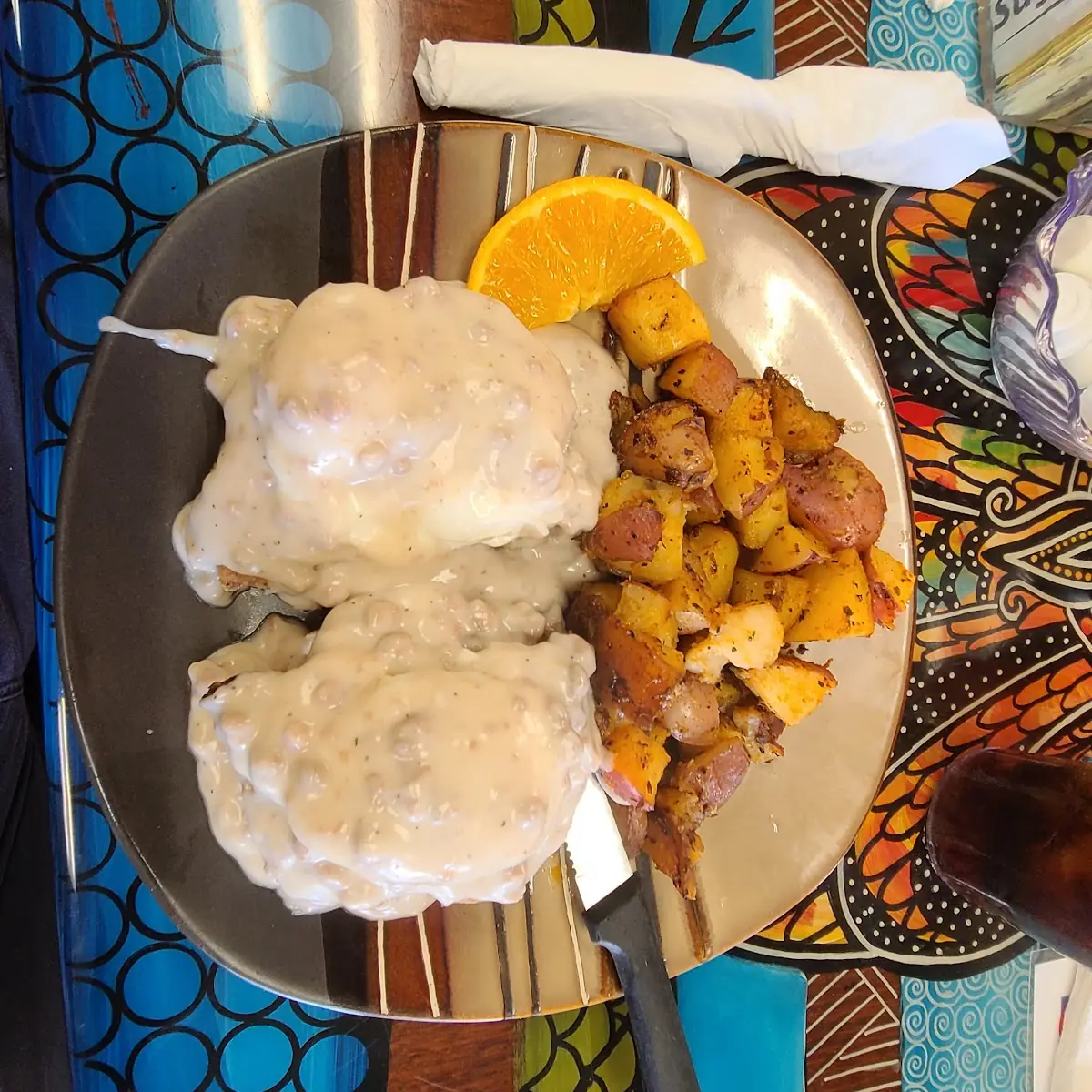 Country Fried Eggs Benedict