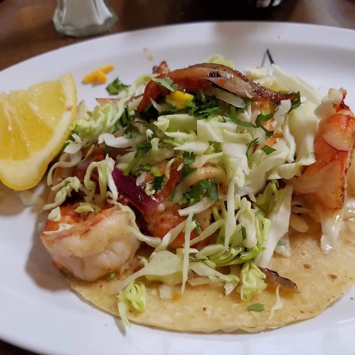 2 Blackened Salmon Tacos