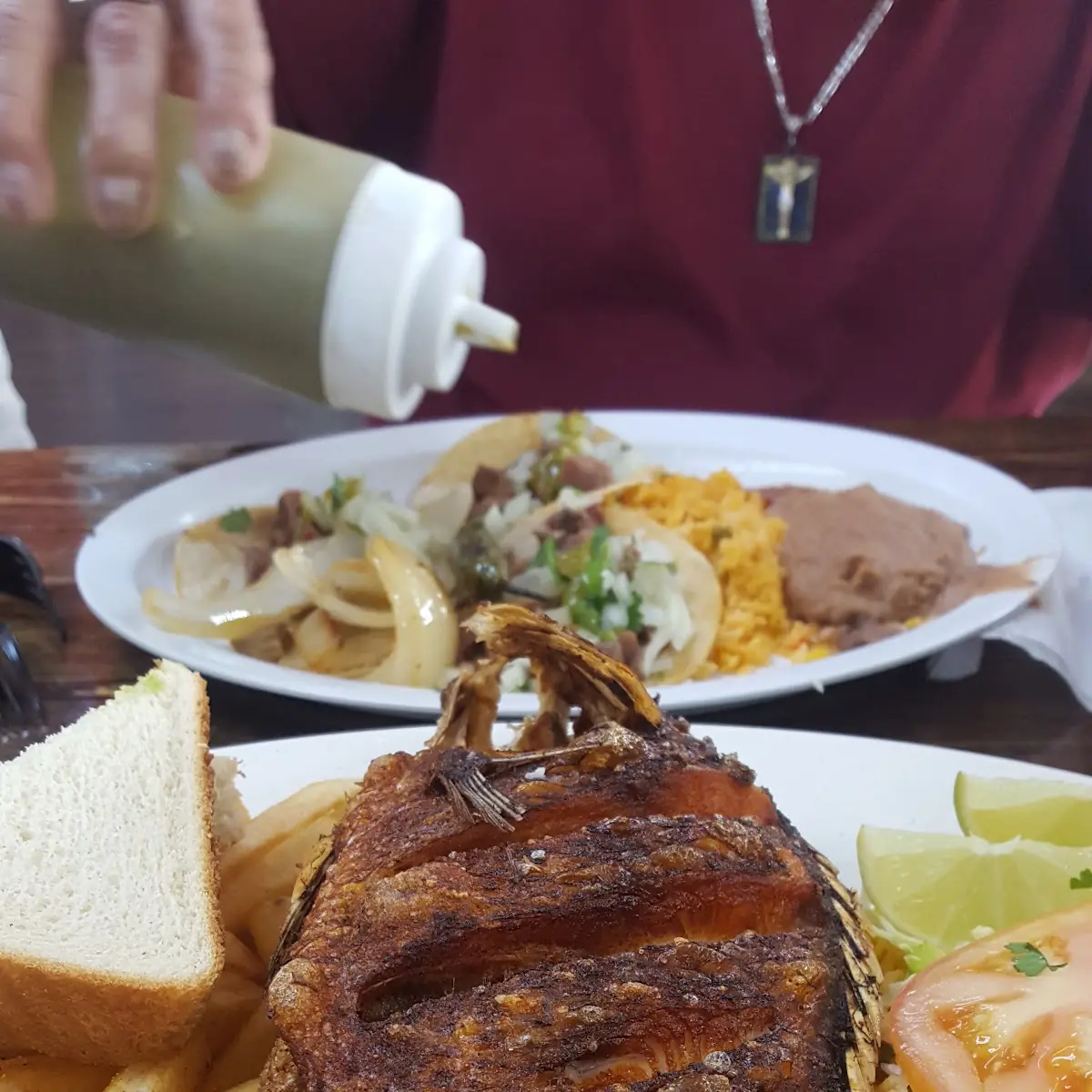 Mojarra Frita Platter