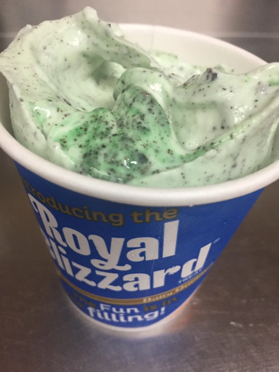 Mint Oreo Blizzard Treat