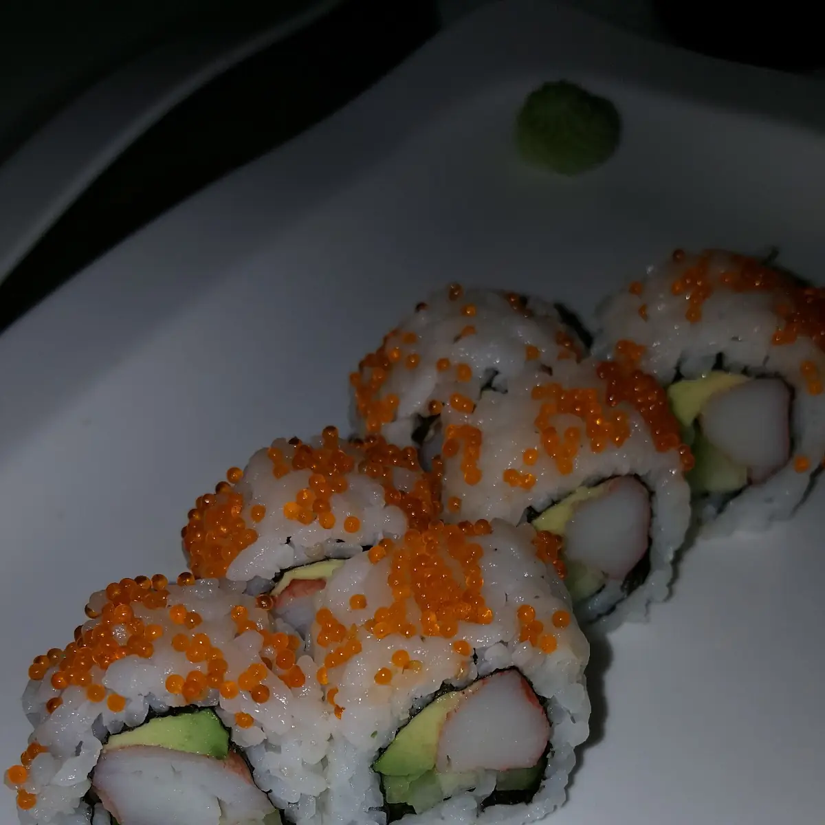 California Roll with Caviar
