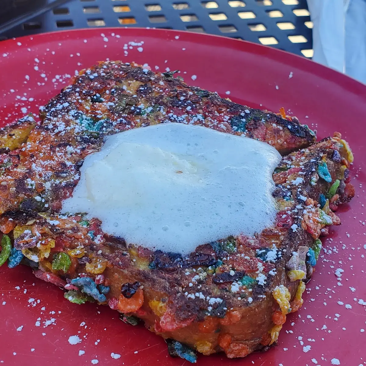 Fruity Pebble French Toast