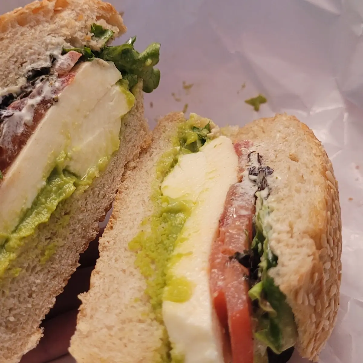 Avocado Caprese Sandwich
