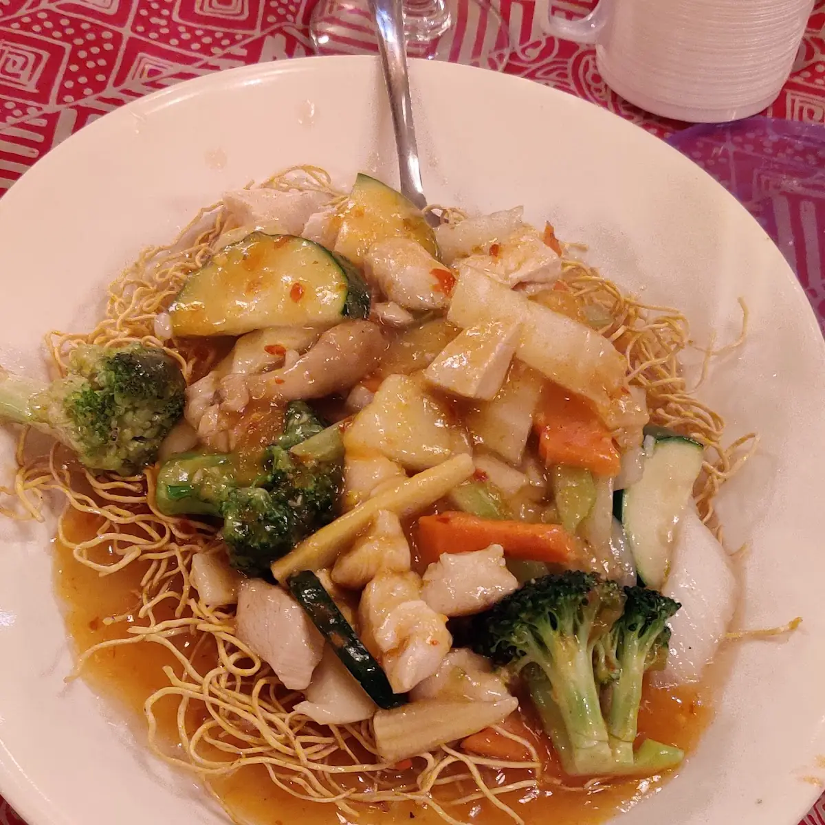 Crispy Pan Fried Noodles