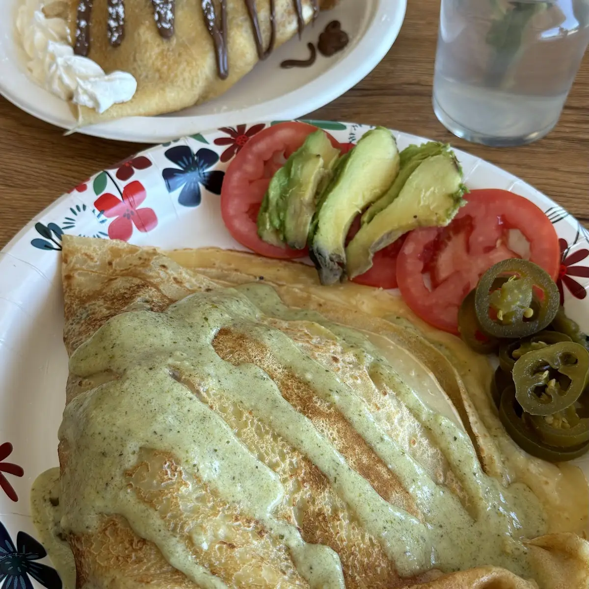 Strawberry Banana Nutella Crepe