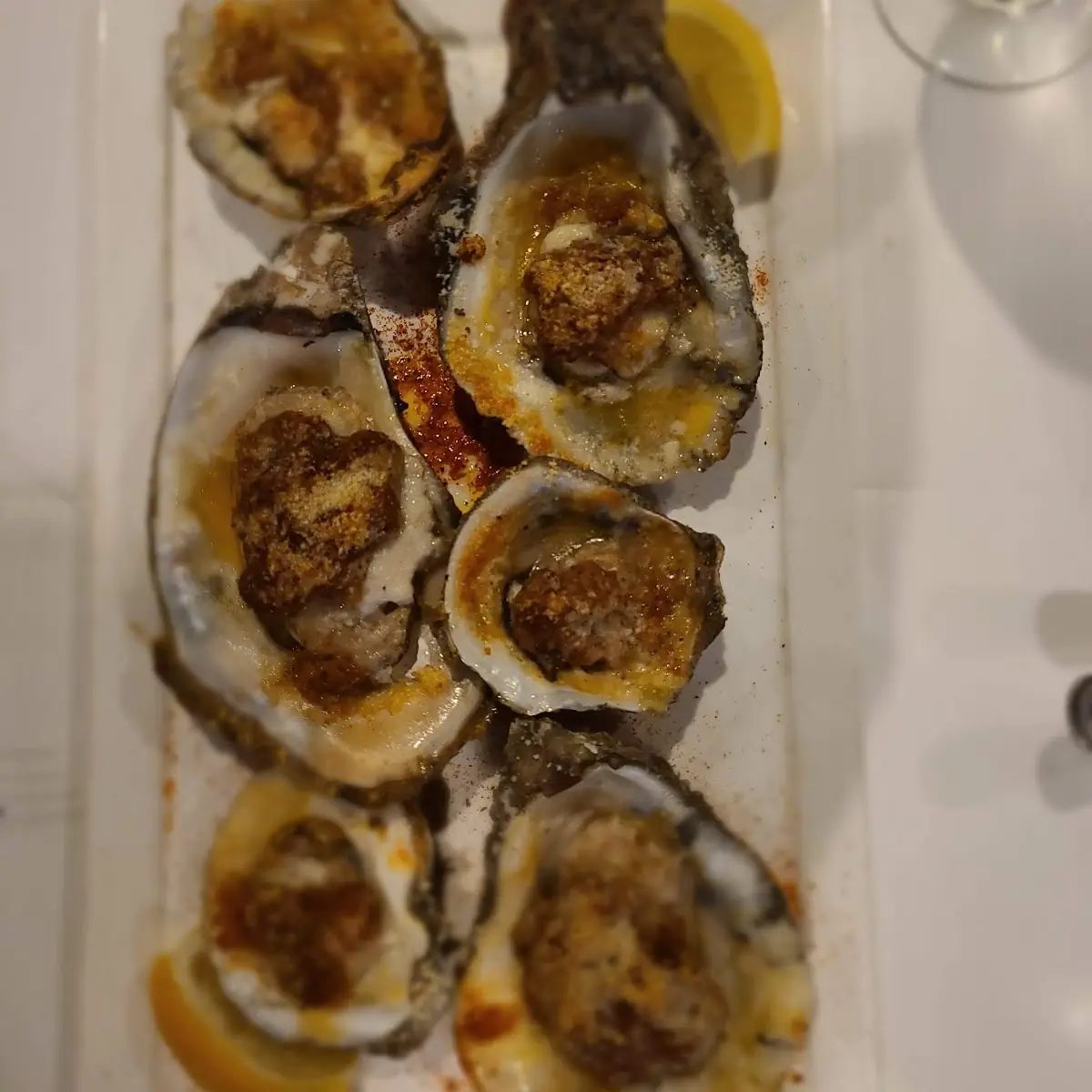 Wood Oven Roasted Oysters