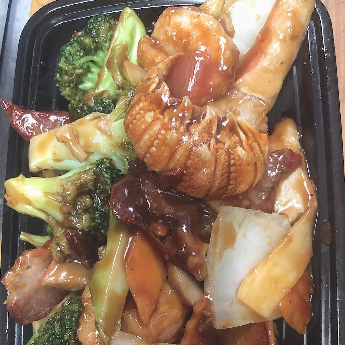 Double Delight in Garlic Sauce
