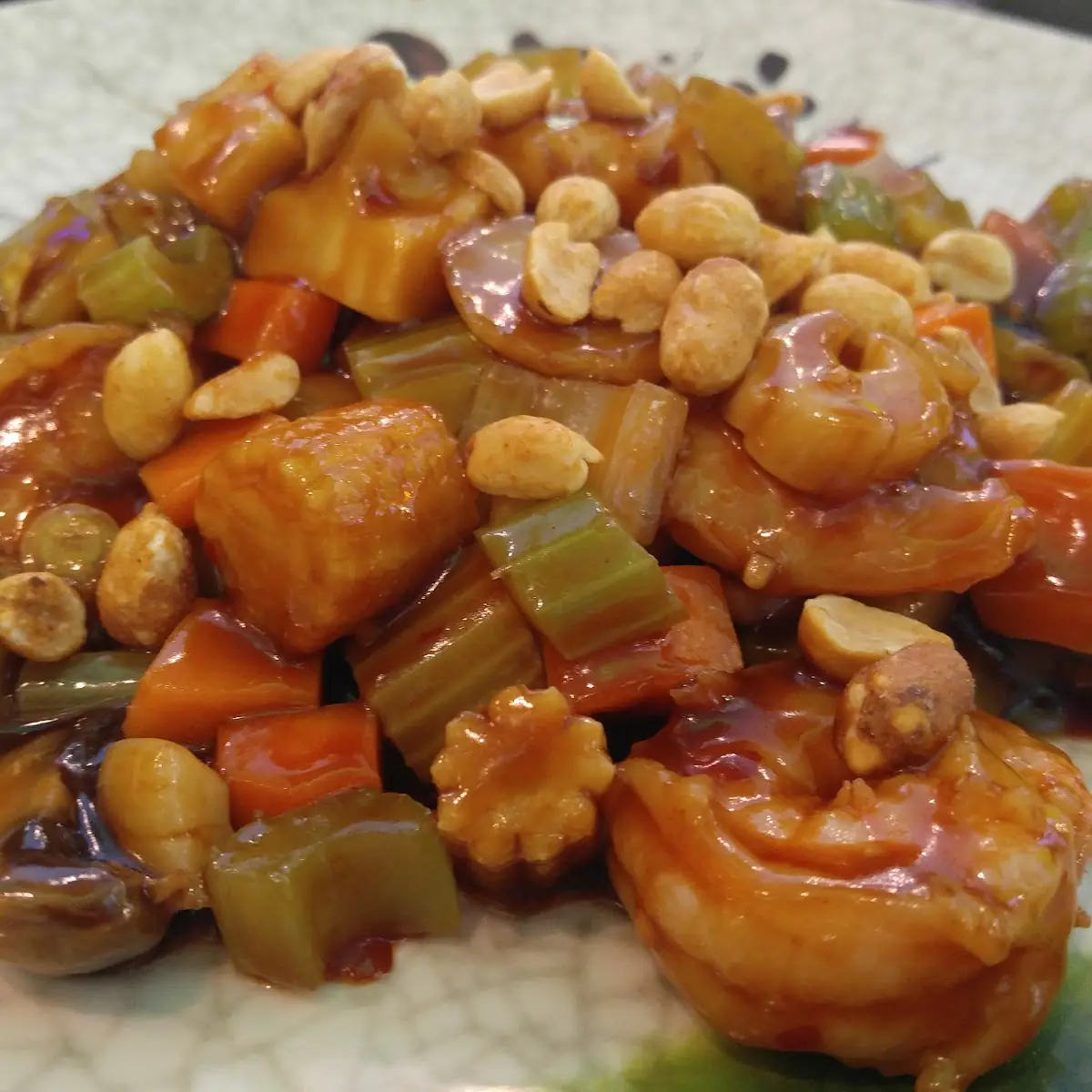 Kung Pao Shrimp and Scallops