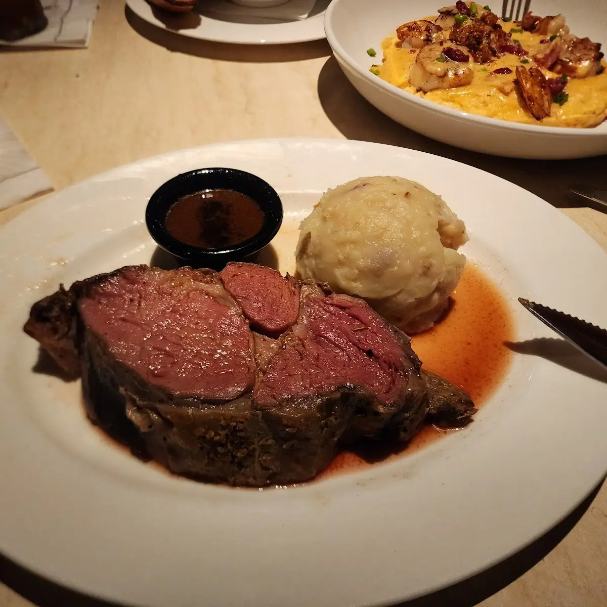 Prime Rib with Loaded Baked Potato