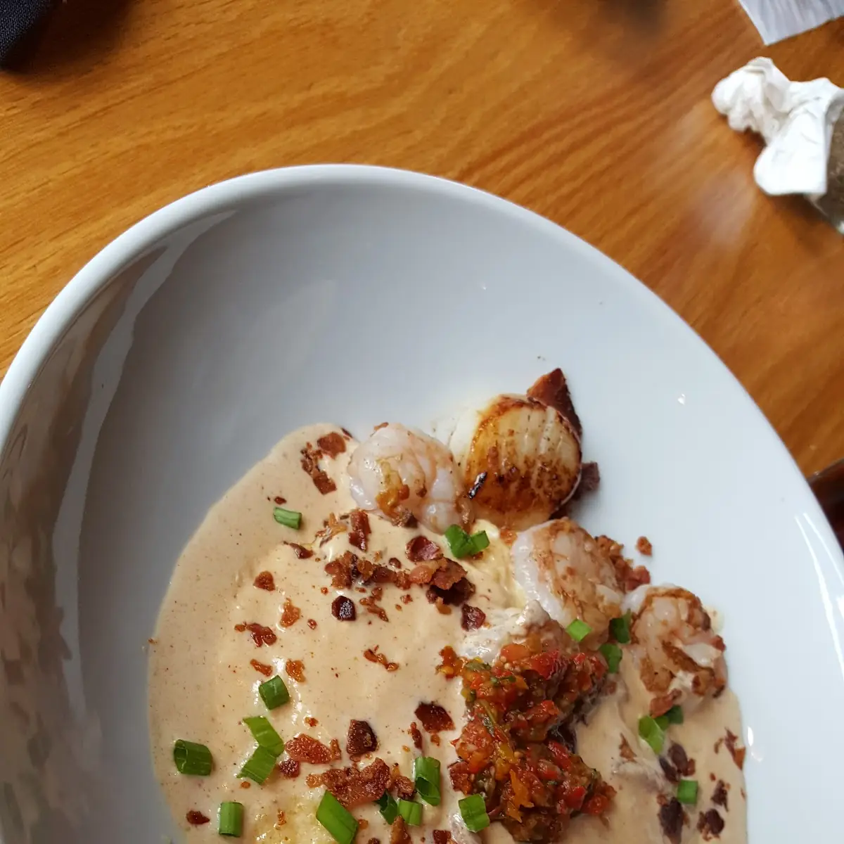 Shrimp Scallops & Grits