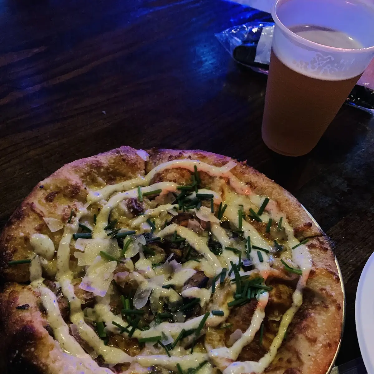 Shiitake Mushroom Pizza