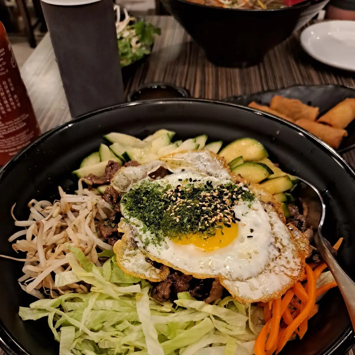 Bibimbap with Spicy Pork