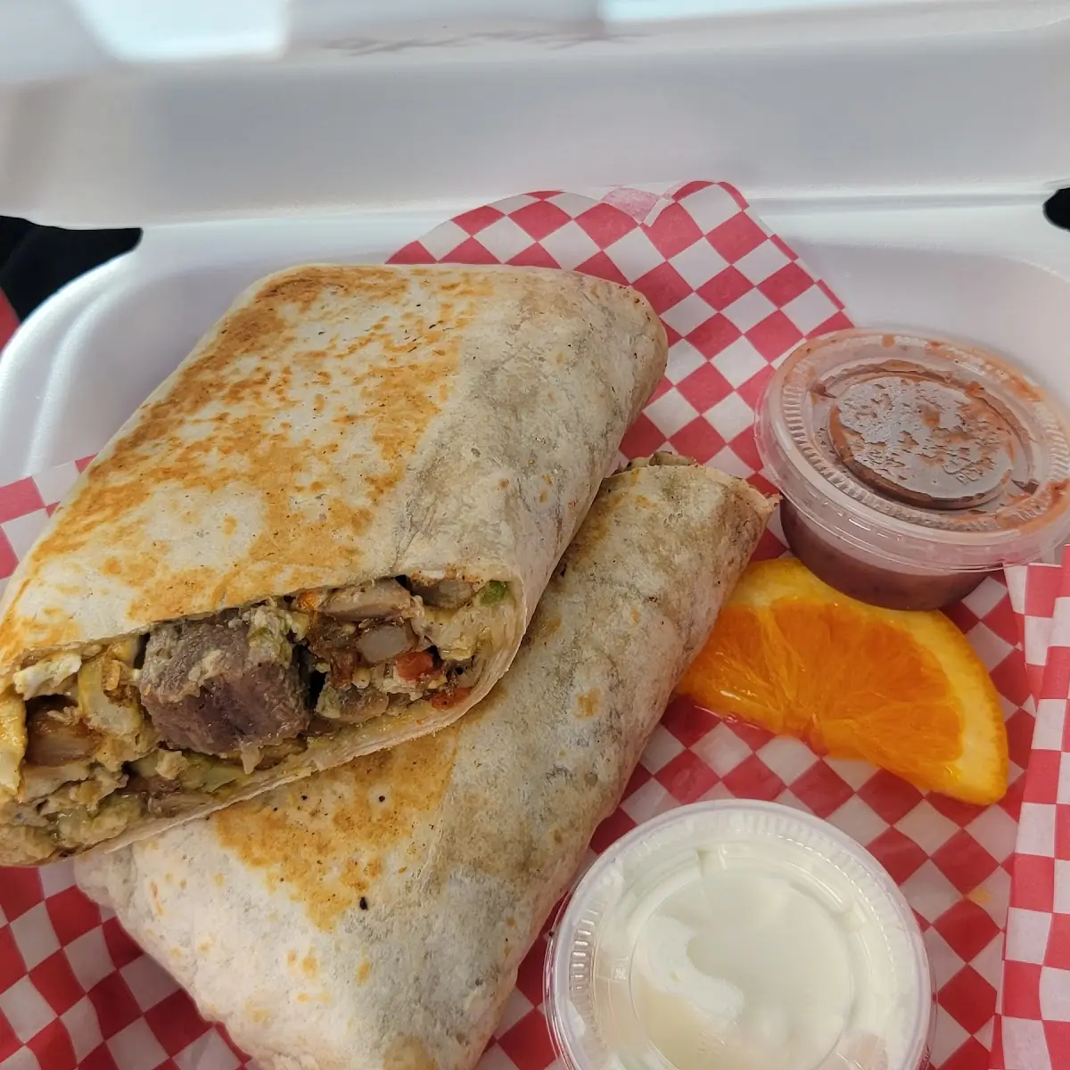 Prime Rib Breakfast Burrito