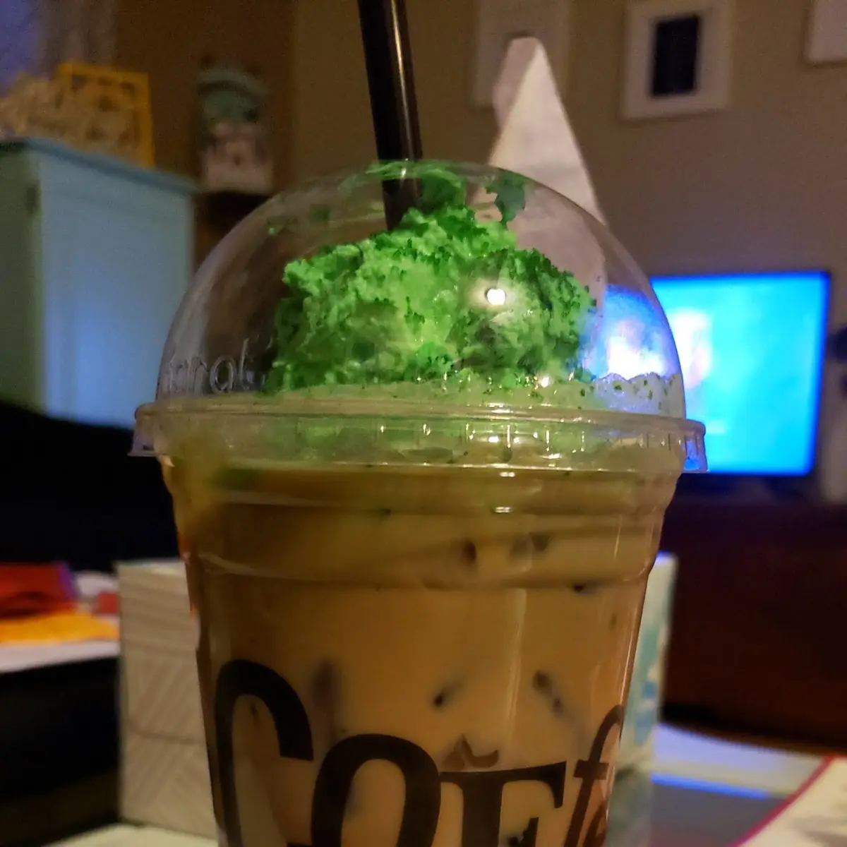 Peppermint Stick Iced Mocha
