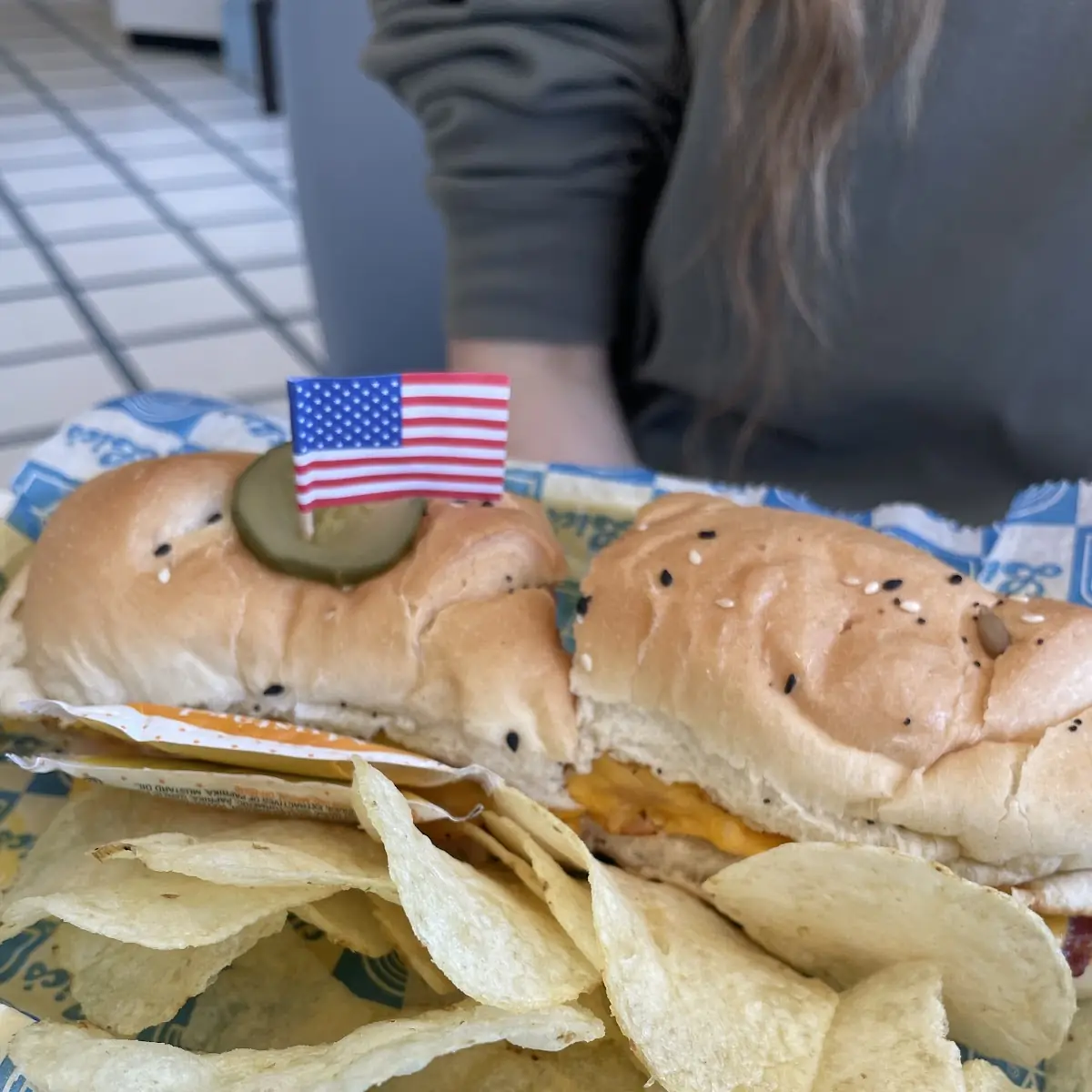 Turkey Bacon Cheese Sandwich