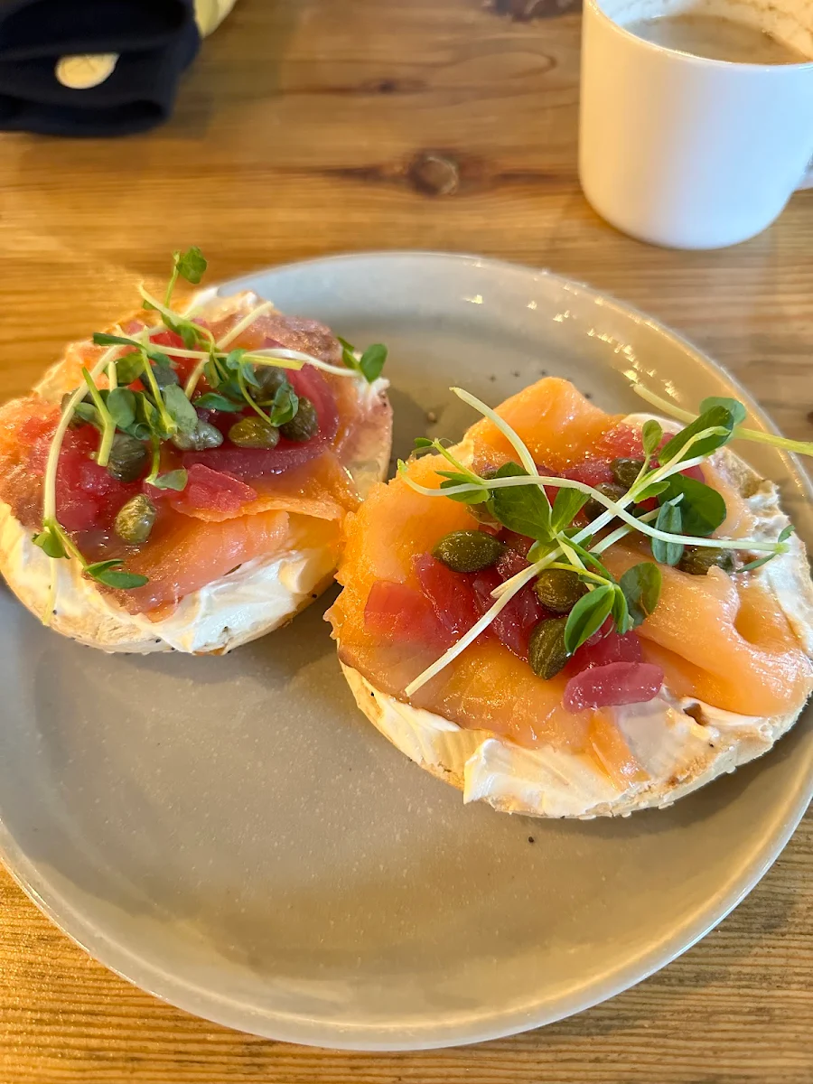 Bagel & Lox, The Daily Grind Cafe & Bar