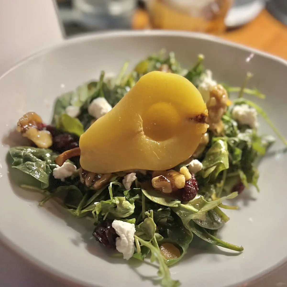 Poached Pear Salad