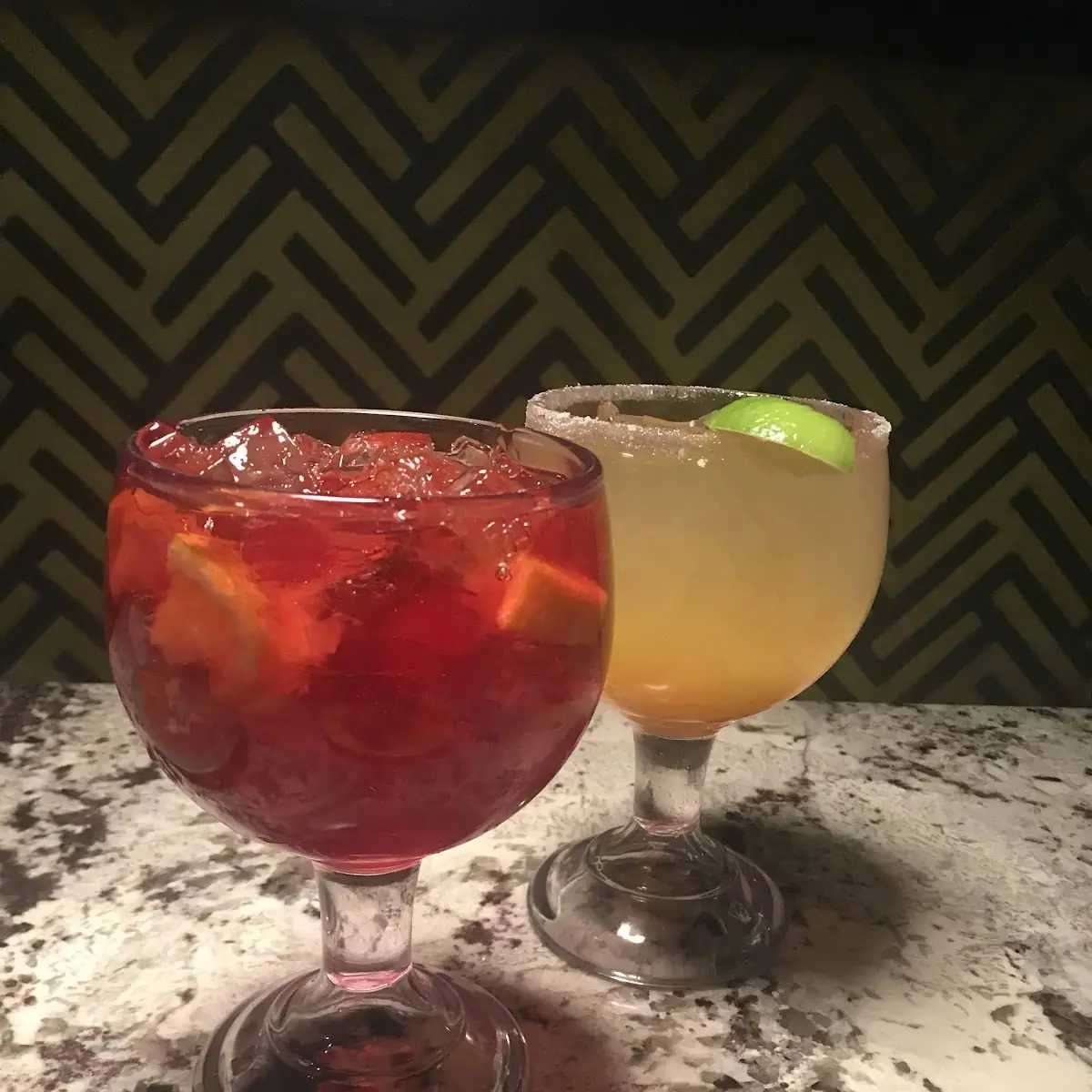 House Sangria and Mango Margarita