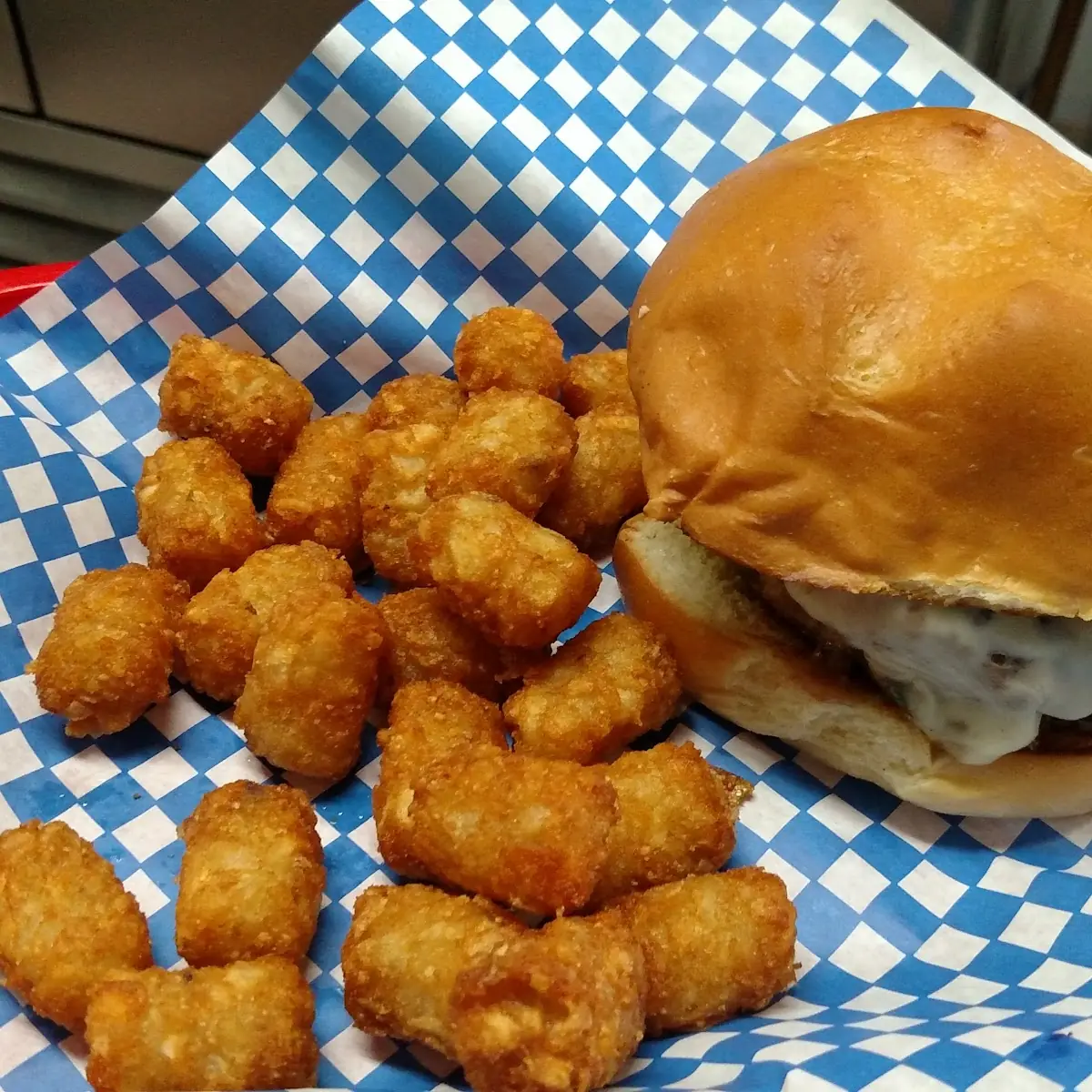 Mushroom and Swiss Mushroom Burger