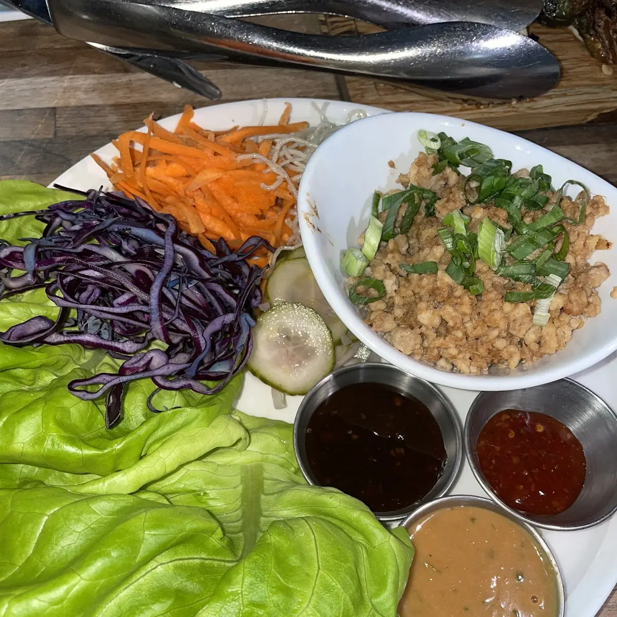 Asian Chicken Lettuce Wraps