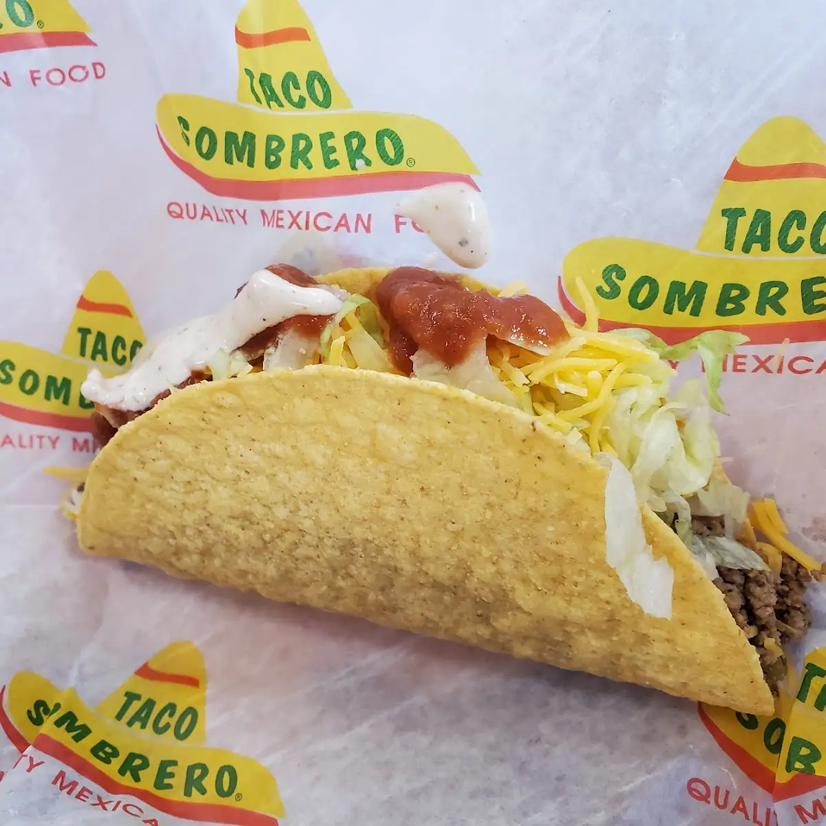 Beef Hard Shell Taco Supreme
