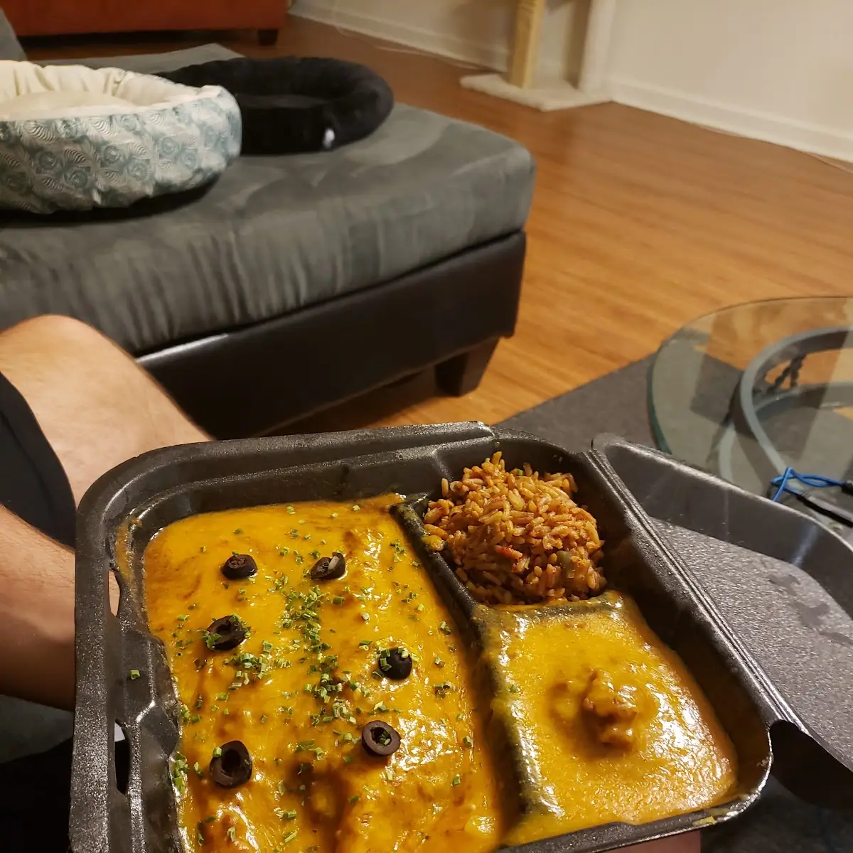 Chicken Enchilada Plate